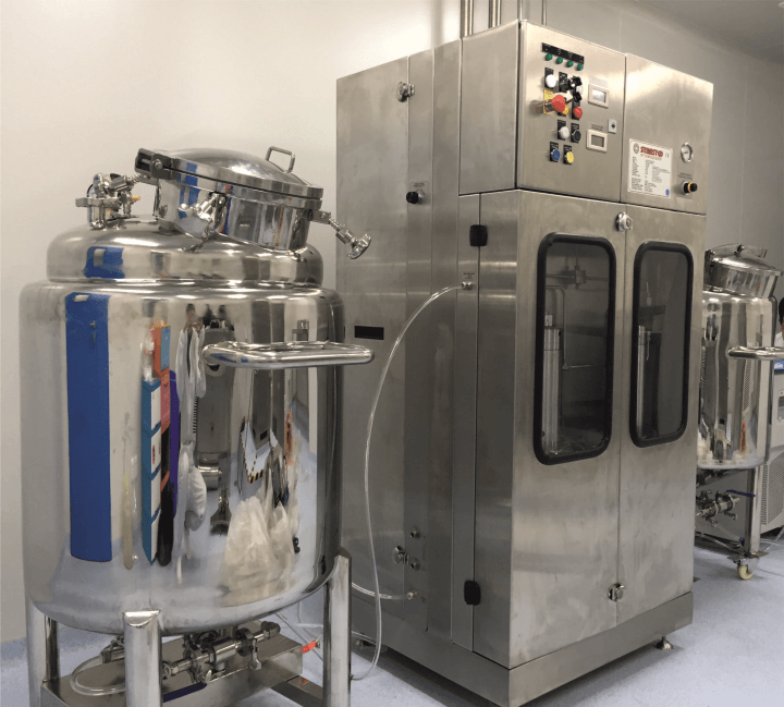 Photo of small production Homogenizer for sterilization - food processing